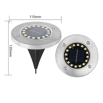 Outdoor Waterproof Solar Garden Lights In-Ground Lights for Garden Decor Yard Driveway Walkway