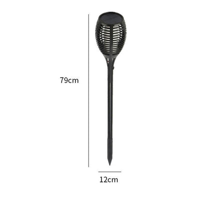 4 Pack Solar Torch Lights Outdoor Flickering Flame Waterproof Lights for Yard Patio Lawn Decor