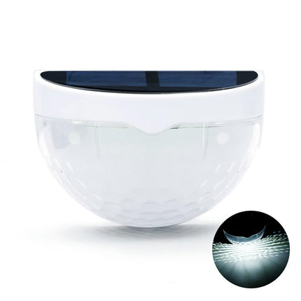 6 Pack Solar Deck Fence Light Outdoor Waterproof Wall Lamp LED Light for Yard Garden Decor