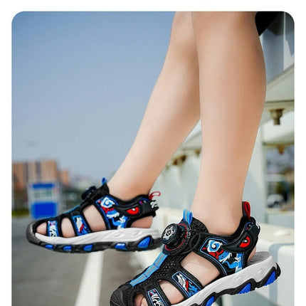 Summer Boys Closed Toe Athletic Hiking Outdoor Casual Sport Sandal