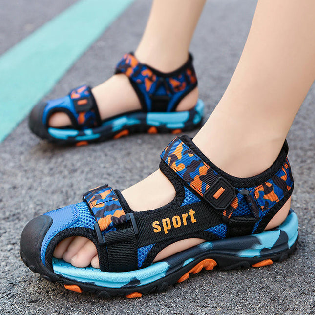Kids Boys Light Weight Adjustable Straps Summer Casual Sandals