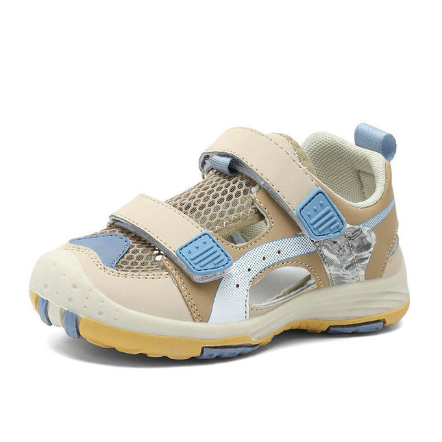 Kids Closed Toe Sandal for Beach Sport Boys Sandal Athletic Barefoot Sandals