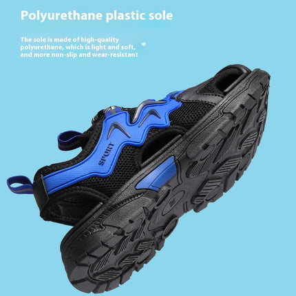 Sports Boys Thick Bottom Sandals Casual Beach Faux Leather Sandal