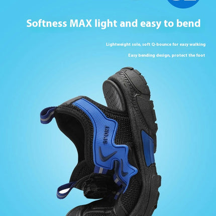 Sports Boys Thick Bottom Sandals Casual Beach Faux Leather Sandal
