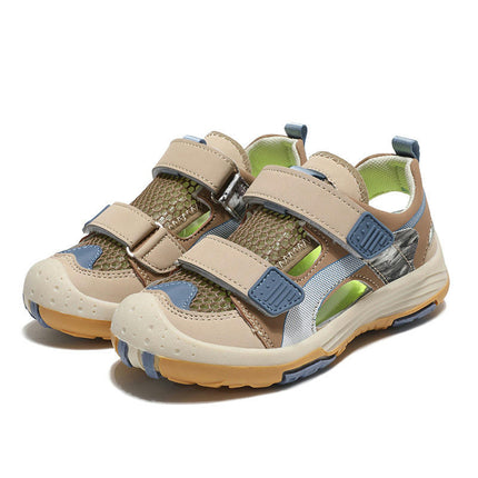 Boys Quick Dry Sport Sandals Toddler Closed Toe Faux Leather Sandal