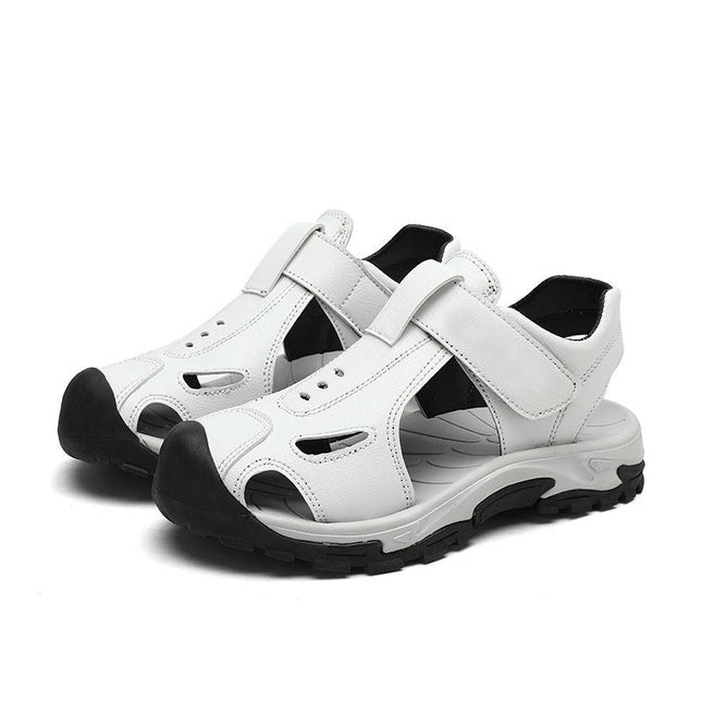Childrens Faux Leather Sandals Summer Beach Open Toe Sandals for Boys