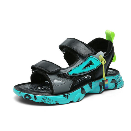 Boys Sandals Open Toe Summer Outdoor Sport Faux Leather Sandals