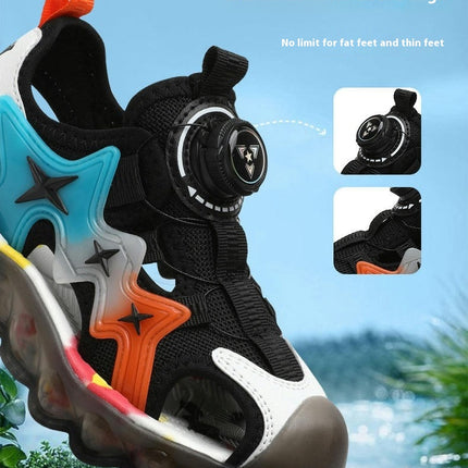 Kids Boys Summer Outdoor Beach Sports Breathable Closed Toe Sandals