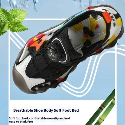 Kids Boys Summer Outdoor Beach Sports Breathable Closed Toe Sandals