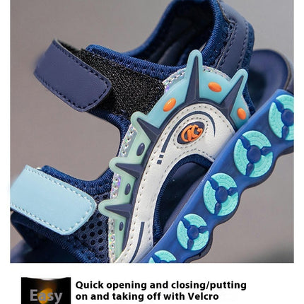Toddler Boys Soft Sole Open Toe Sport Sandals Summer Comfort Sandals