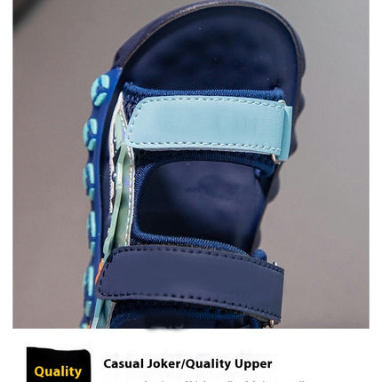 Toddler Boys Soft Sole Open Toe Sport Sandals Summer Comfort Sandals