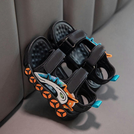 Toddler Boys Soft Sole Open Toe Sport Sandals Summer Comfort Sandals