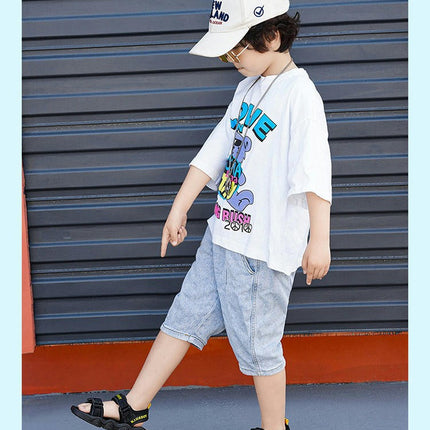 Summer Kids Sandals Boys Open Toe Comfy Beach Casual Sport Sandal
