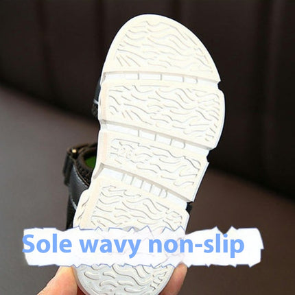 Kids Sandals Boys Open Toe Outdoor Summer Sport Faux Leather Sandals
