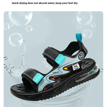 Boys Sandals Closed Toe Athletic Sport Hiking Outdoor Summer Faux Leather Sandals