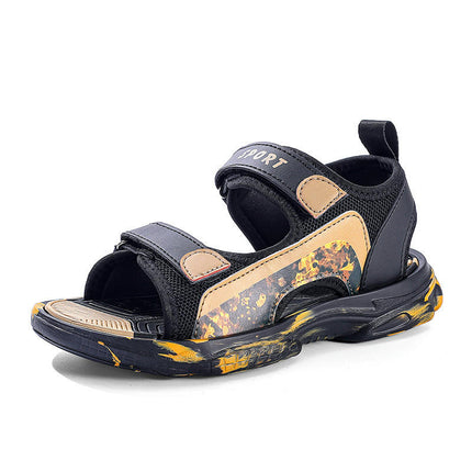 Childrens Sandals Boys Closed Toe Beach Sports Casual Sandals