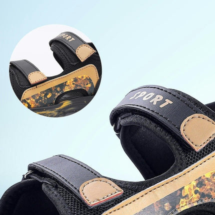 Childrens Sandals Boys Closed Toe Beach Sports Casual Sandals