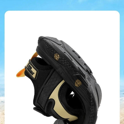 Kids Sandals Boys Open Toe Outdoor Summer Faux Leather Sport Sandals