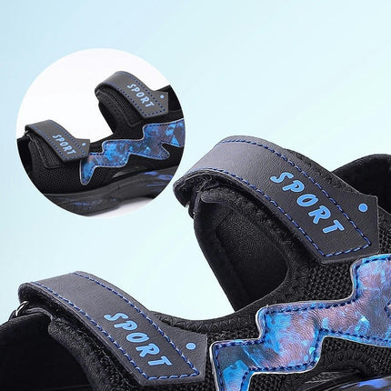Boys Sandal Open Toe Outdoor Summer Faux Leather Sport Sandal