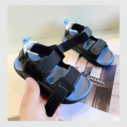 Boy Sandals Summer Fashion Athletic Open Toe Outdoor Faux Leather Sandals