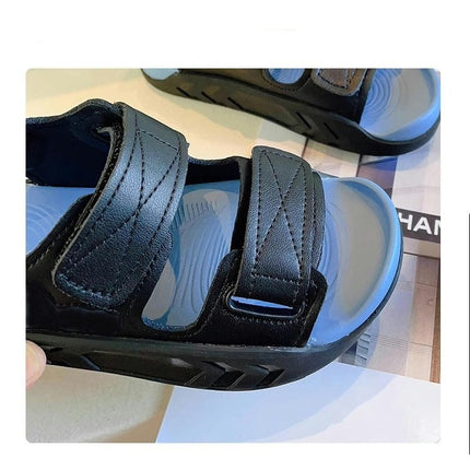 Boy Sandals Summer Fashion Athletic Open Toe Outdoor Faux Leather Sandals