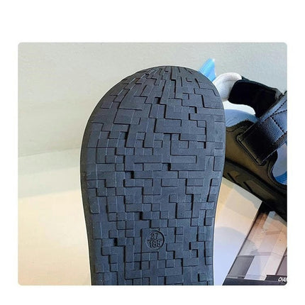 Boy Sandals Summer Fashion Athletic Open Toe Outdoor Faux Leather Sandals