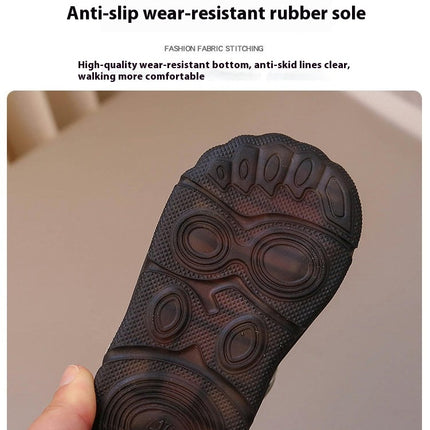 Summer Kids Boys Sandals Open Toe Outdoor Casual Faux Leather Sandals