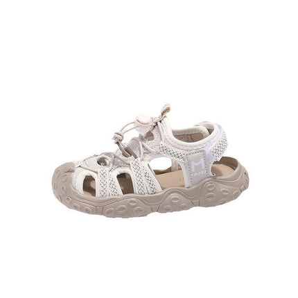 Childrens Boy Soft Sole Open Toe Sports Faux Leather Beach Sandals