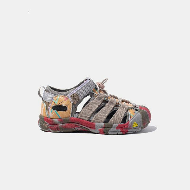 Kids Sandals Boys Closed Toe Outdoor Summer Faux Leather Sport Sandals