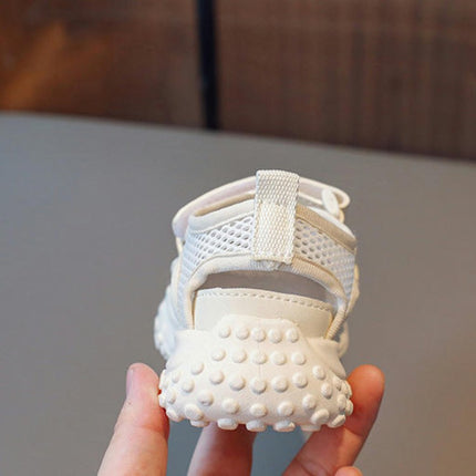 Toddler Little Boys Sandals Summer Non Slip Faux Leather Half Sandals