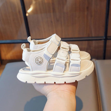 Boys Sandals for Kids Casual Sports Beach Open Toe Outdoor Faux Leather Sandals