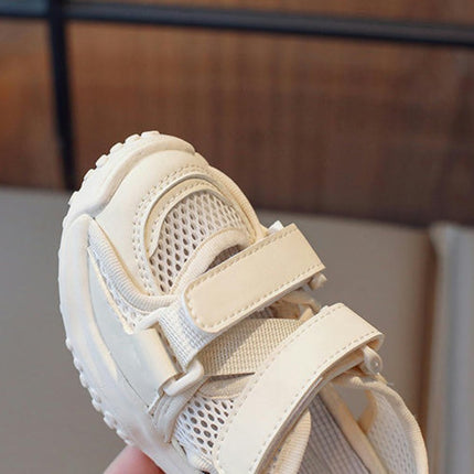 Toddler Little Boys Sandals Summer Non Slip Faux Leather Half Sandals
