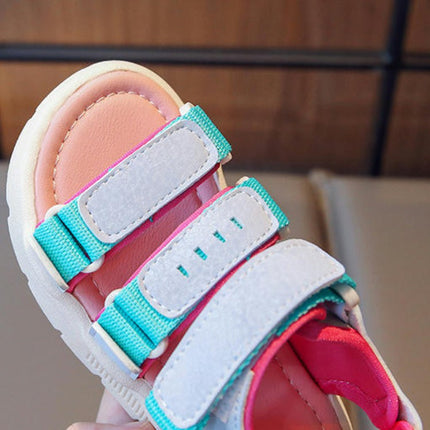 Boys Sandals for Kids Casual Sports Beach Open Toe Outdoor Faux Leather Sandals