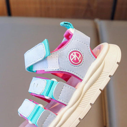 Boys Sandals for Kids Casual Sports Beach Open Toe Outdoor Faux Leather Sandals