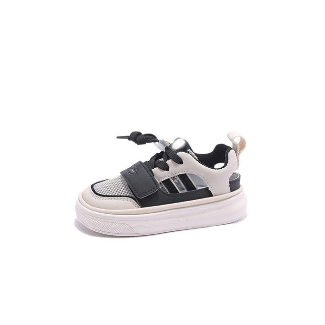Toddler Boys Mesh Drawstring Non Slip Leather Beach Camp Sandals