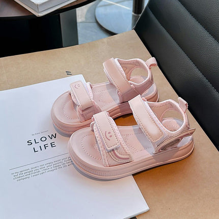 Little Boys Walking Sandals Open Toe Faux Leather Beach Sandalias