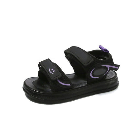 Little Boys Walking Sandals Open Toe Faux Leather Beach Sandalias