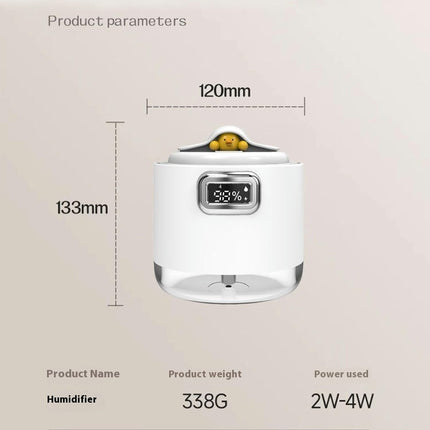 Small Household Humidifier Desktop Office Bedroom Colorful Atmosphere Light Silent Humidifier