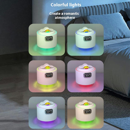 Small Household Humidifier Desktop Office Bedroom Colorful Atmosphere Light Silent Humidifier