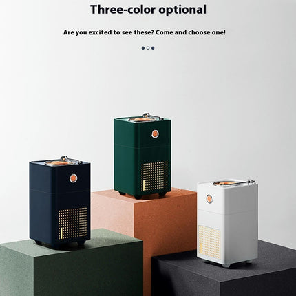 Retro Record Player Humidifier-USB Mini Car Silent Desktop Portable Air Purifier