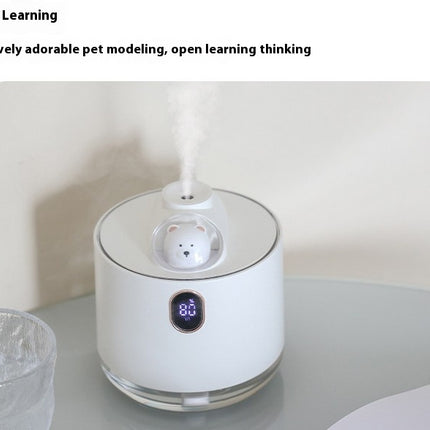 Space Shuttle Humidifiers with Night Light, Mini Cool Mist Humidifier 500ml Portable Air Diffuser