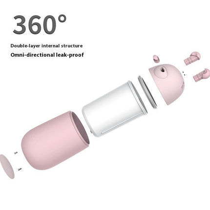 Mini Polar Bear USB Humidifier Cute Creative Cartoon 3-in-1 Night Light Humidifier