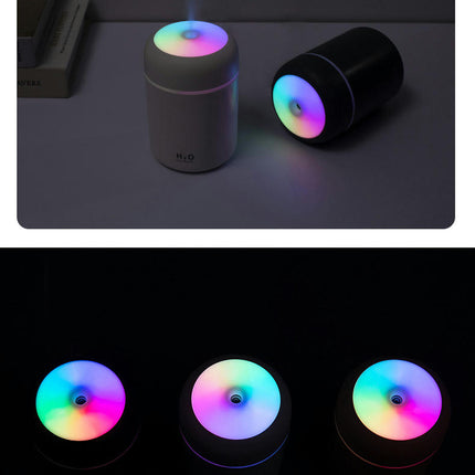 Colorful Cool Mini Humidifier, USB Personal Desktop Humidifier for Car, Office Room Bedroom Auto Shut-Off