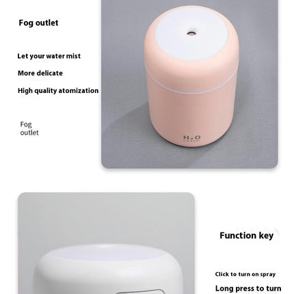 Colorful Cool Mini Humidifier, USB Personal Desktop Humidifier for Car, Office Room Bedroom Auto Shut-Off