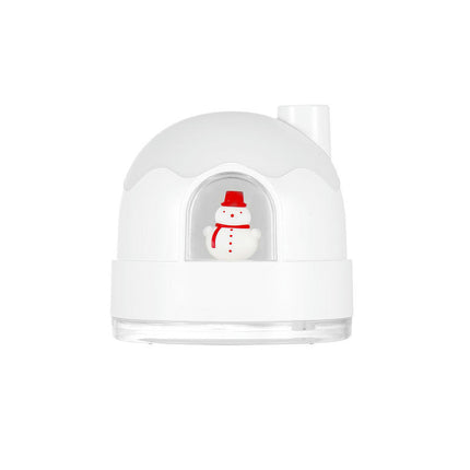 Cute Silent Snow House Night Light Humidifier USB Small Desktop Home Mini Air Humidifier