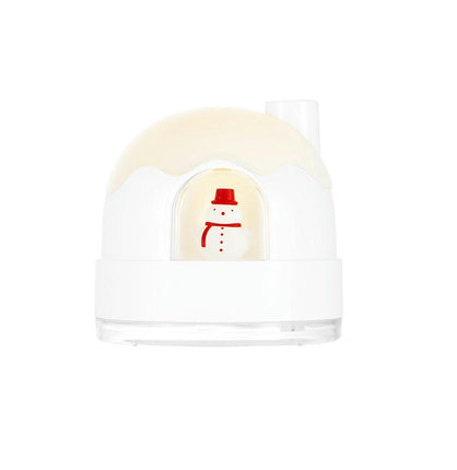 Cute Silent Snow House Night Light Humidifier USB Small Desktop Home Mini Air Humidifier