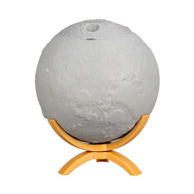 Water Planet Humidifier USB Charging Desktop Colorful Starry Sky Rotating Three-Spray Moon Humidifier
