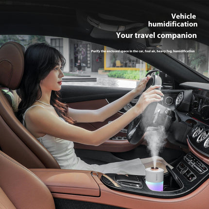 Glare Cup Humidifier USB Car Desktop Bedroom Office Silent Colorful Night Light Humidifier
