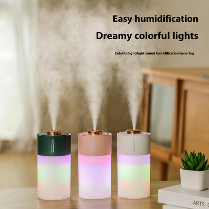 Glare Cup Humidifier USB Car Desktop Bedroom Office Silent Colorful Night Light Humidifier