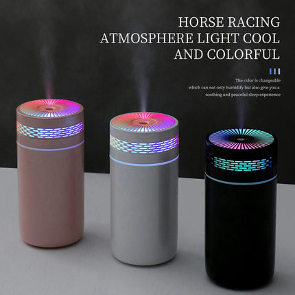 Colorful Cup Humidifier-USB Car and Home Dual-use Hollow Silent Large Spray Humidifier